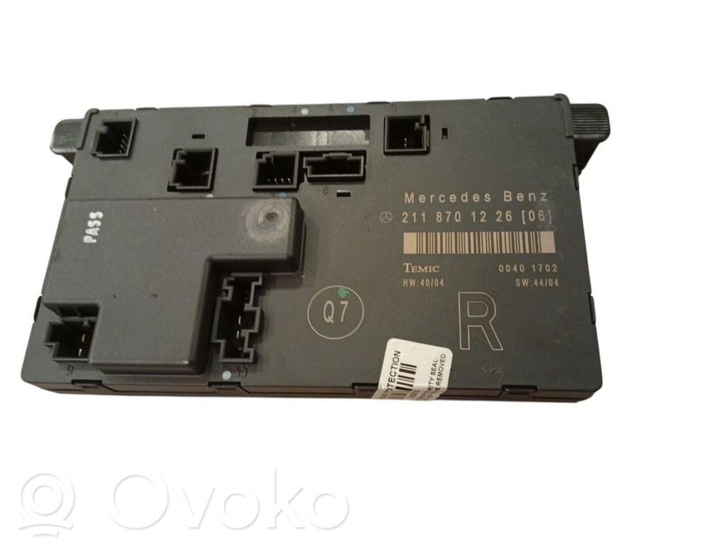Mercedes-Benz E W211 Door control unit/module 