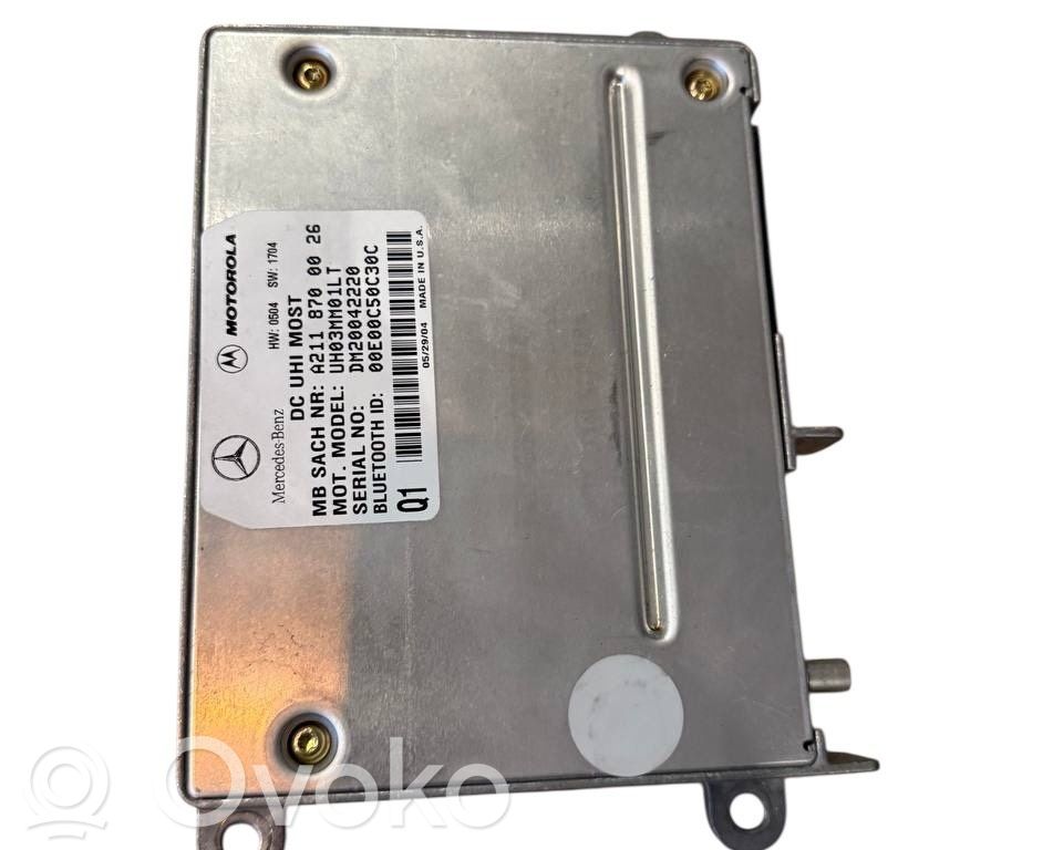 Mercedes-Benz C AMG W203 Bluetooth control unit module 