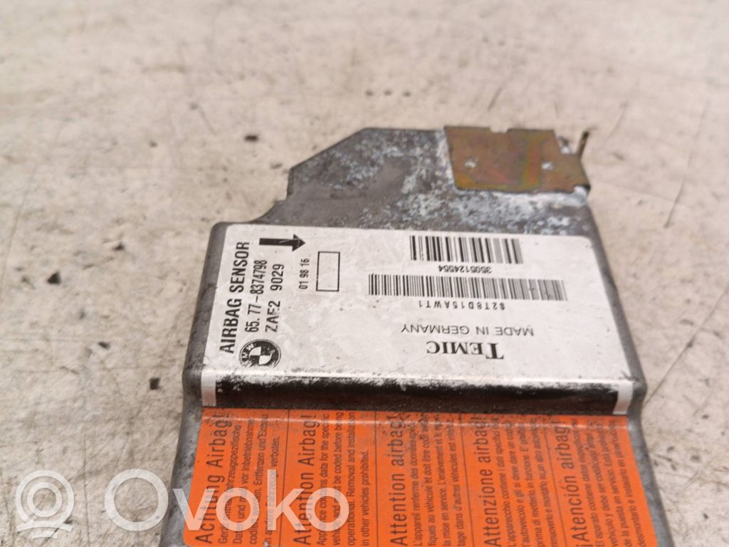BMW 3 E36 Turvatyynyn ohjainlaite/moduuli 