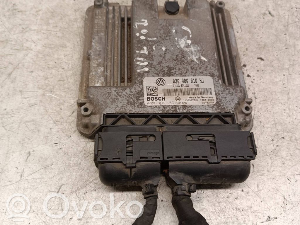 Engine control unit/module   03G906016HJ,1039S07904,0281012253