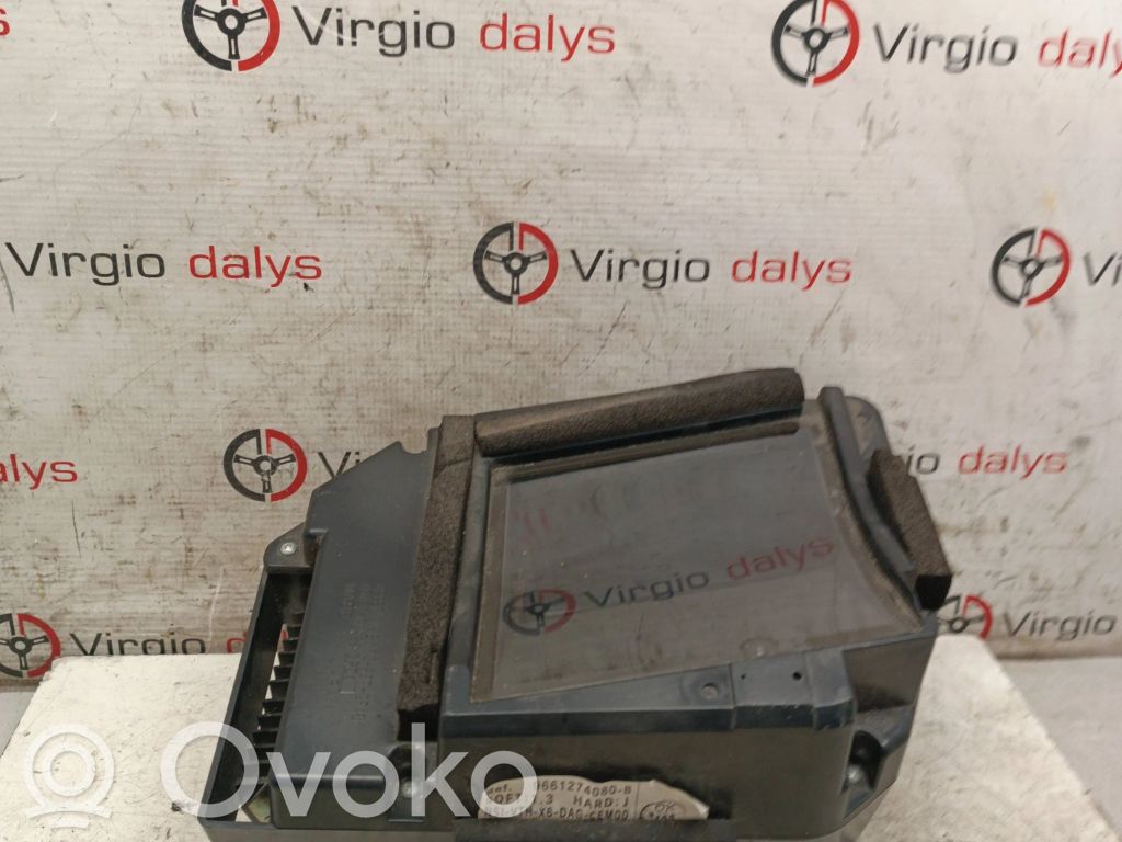 Citroen C6 Head up display screen 