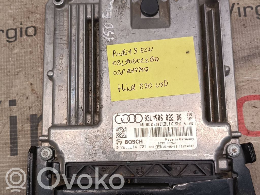 Engine control unit/module   03L906022BQ,03L906021BQ,28014,028014707