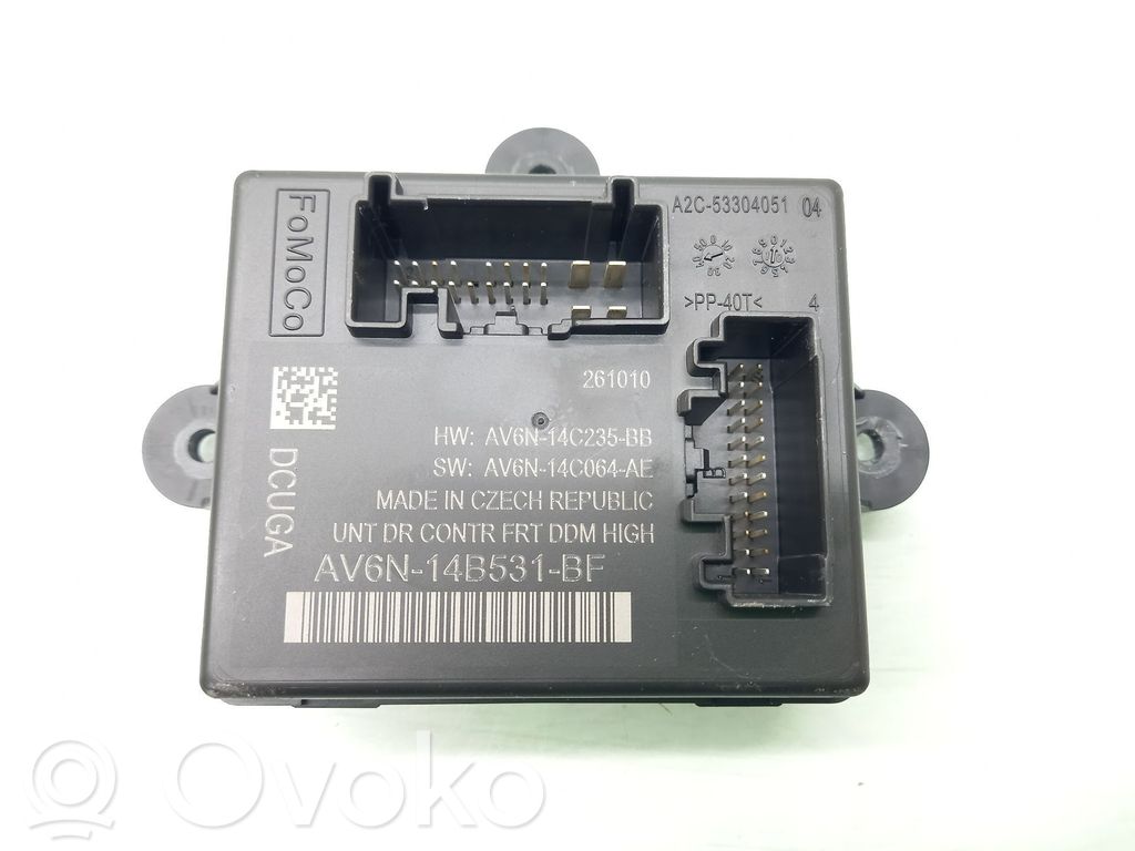 Other control units/modules   AV6N14B531BF