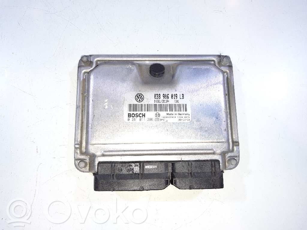 Komputer / Sterownik ECU silnika   038906019LB,0281011206,1839S0291811260076