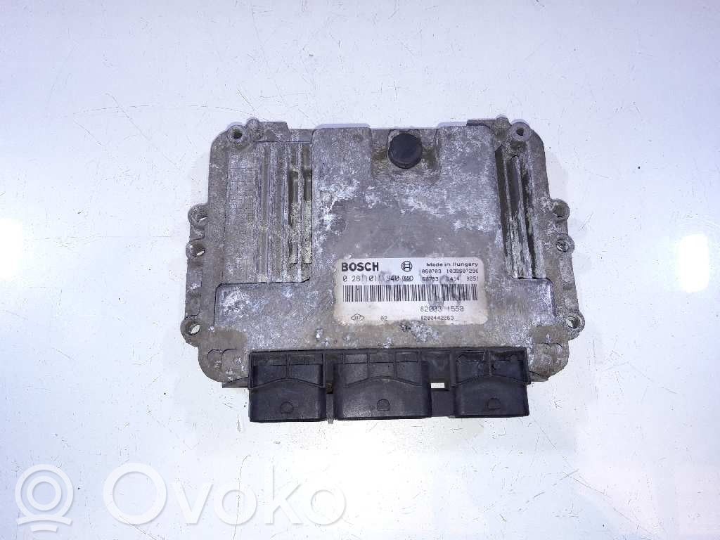 Unidad de control/módulo ECU del motor   8200311550,0281011940,8200442263