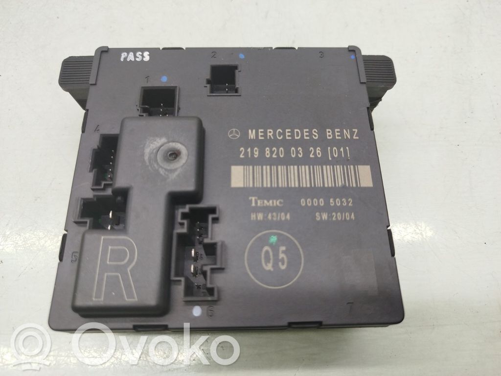 Mercedes-Benz CLS C219 Autres unités de commande / modules 