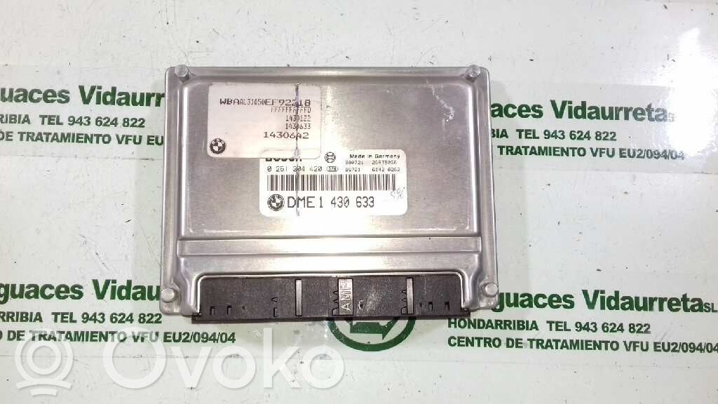 BMW 3 E36 Motora vadības bloka ECU 