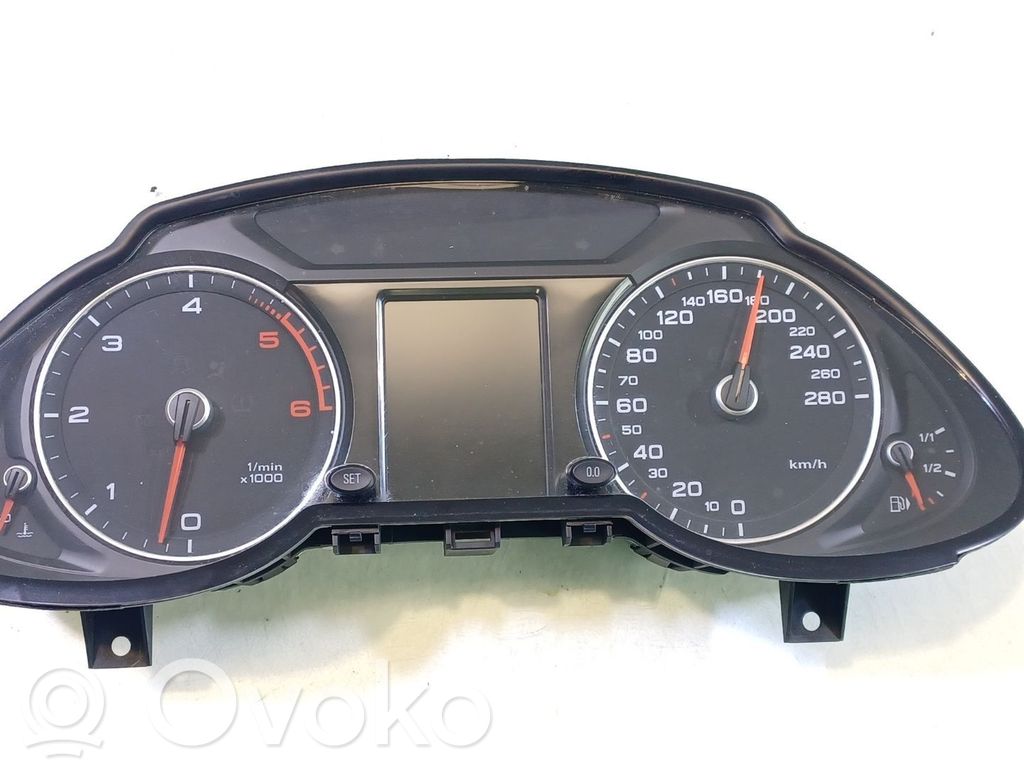 Audi Q5 SQ5 8R Tachimetro (quadro strumenti) 