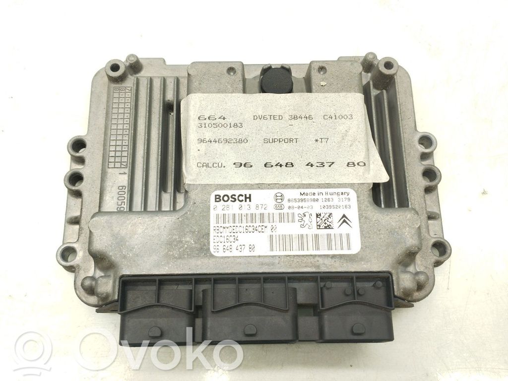 Peugeot 308 Centralina/modulo motore ECU