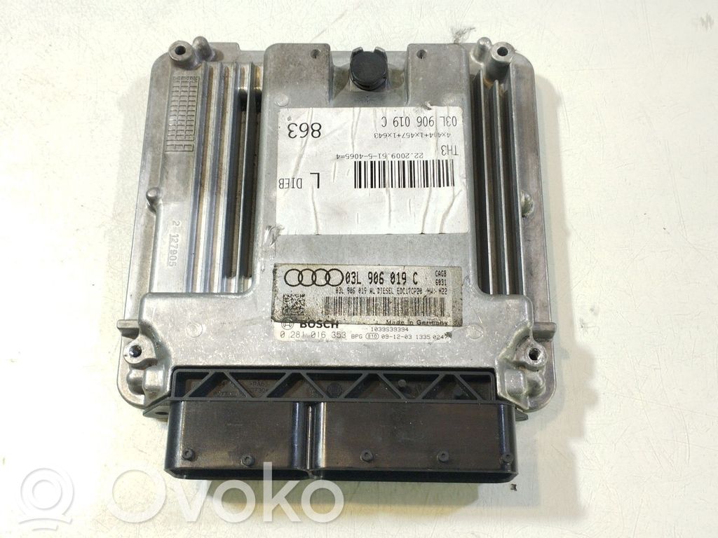 Audi A4 Allroad Centralina/modulo motore ECU 