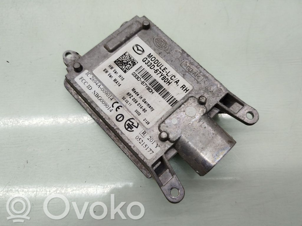 Mazda CX-7 Unitate/modul control lămpi xenon 