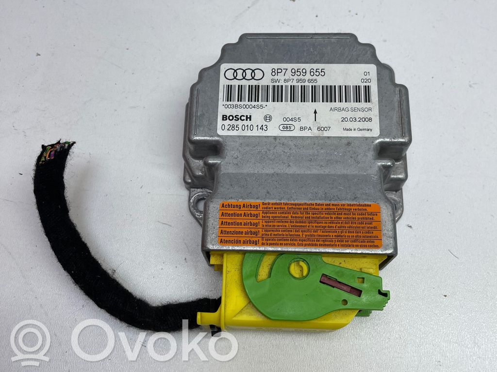 Airbag control unit/module   8P7959655,0285010143