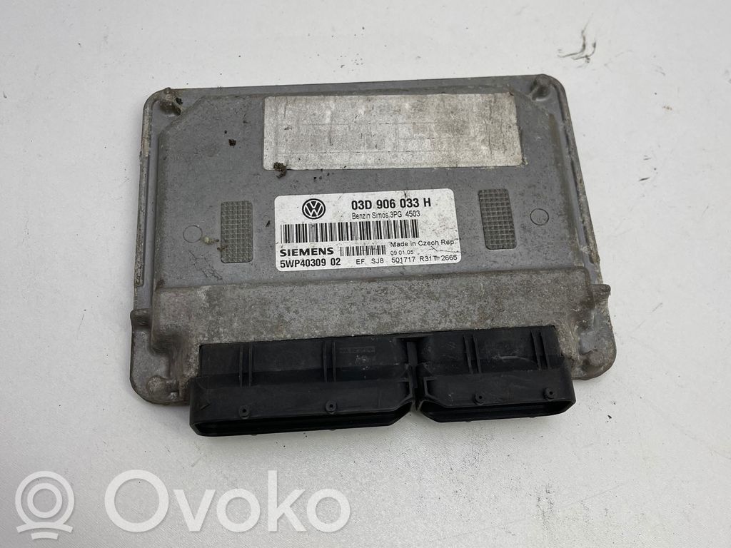 Engine control unit/module   03D906033H,5WP4030902,3PG4503