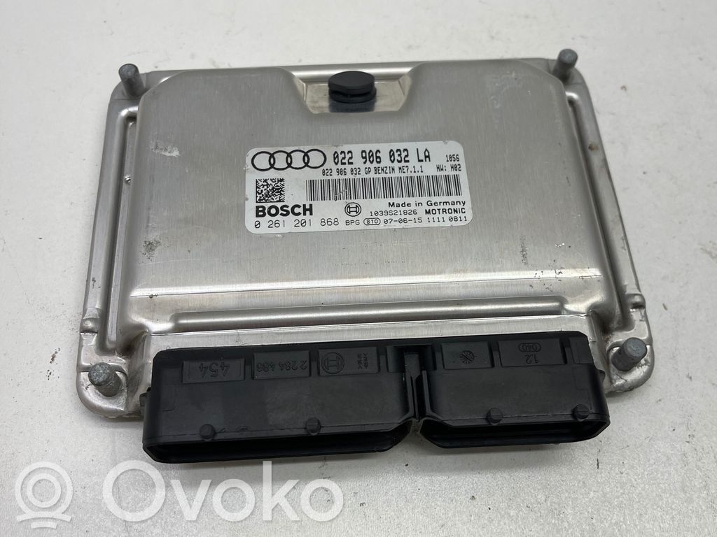 Sterownik / Moduł ECU   022906032LA,0261201868,022906032GP