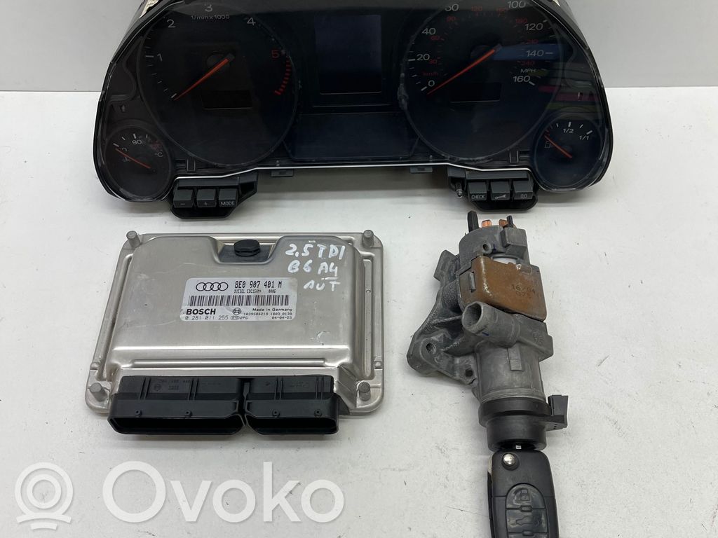 Audi A4 S4 B6 8E 8H Kit calculateur ECU et verrouillage 