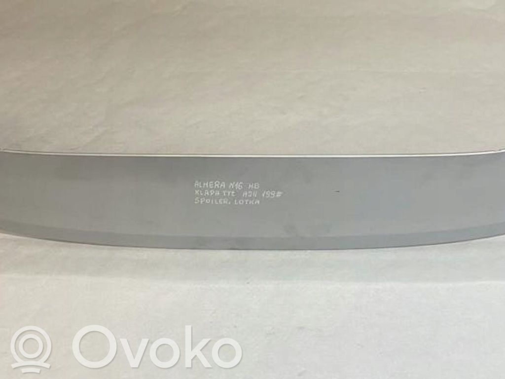 Nissan Almera N16 Spoilera aizmugurējais vāks 