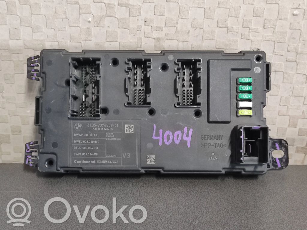 BMW 3 F30 F35 F31 Inne komputery / moduły / sterowniki 