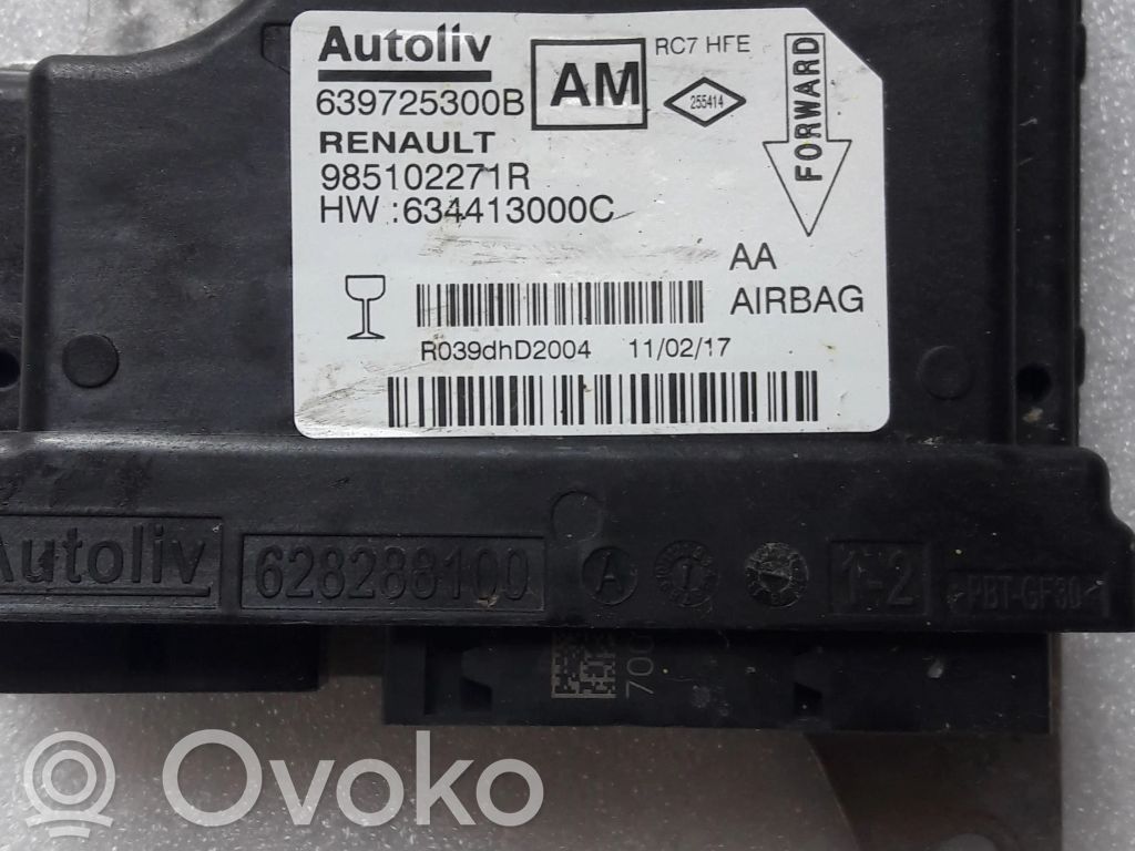 Renault Kadjar Airbag control unit/module 