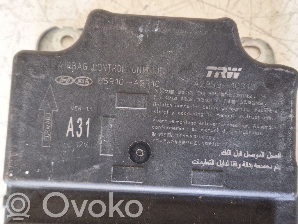 Airbag control unit/module   95910A2310,A295910310