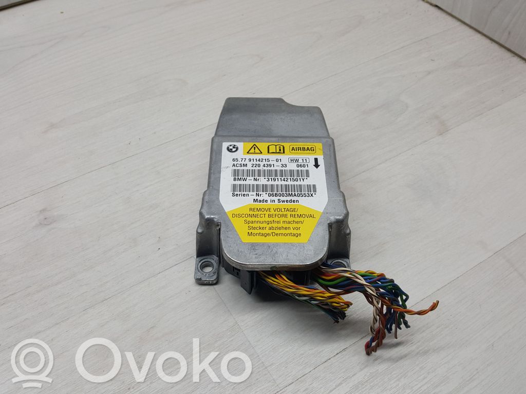 BMW 5 E60 E61 Airbag control unit/module 
