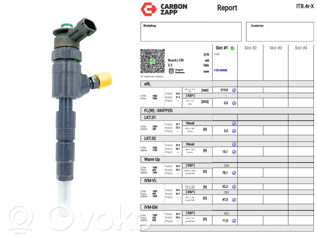 Peugeot Partner Inyector de combustible 