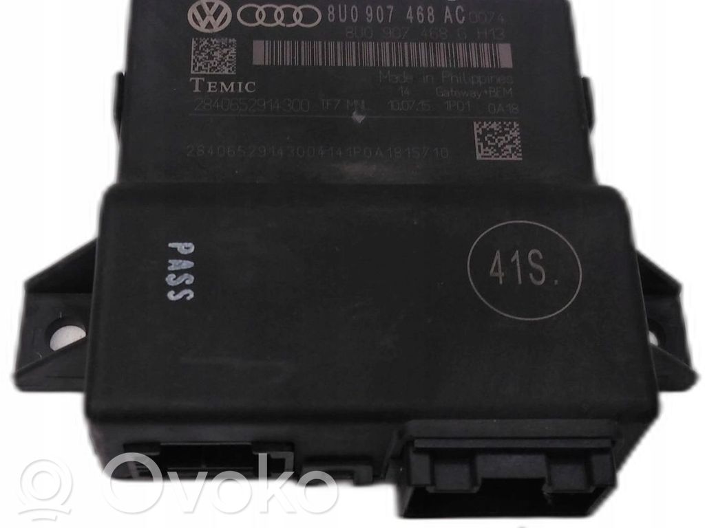 Audi Q3 8U Gateway control module 