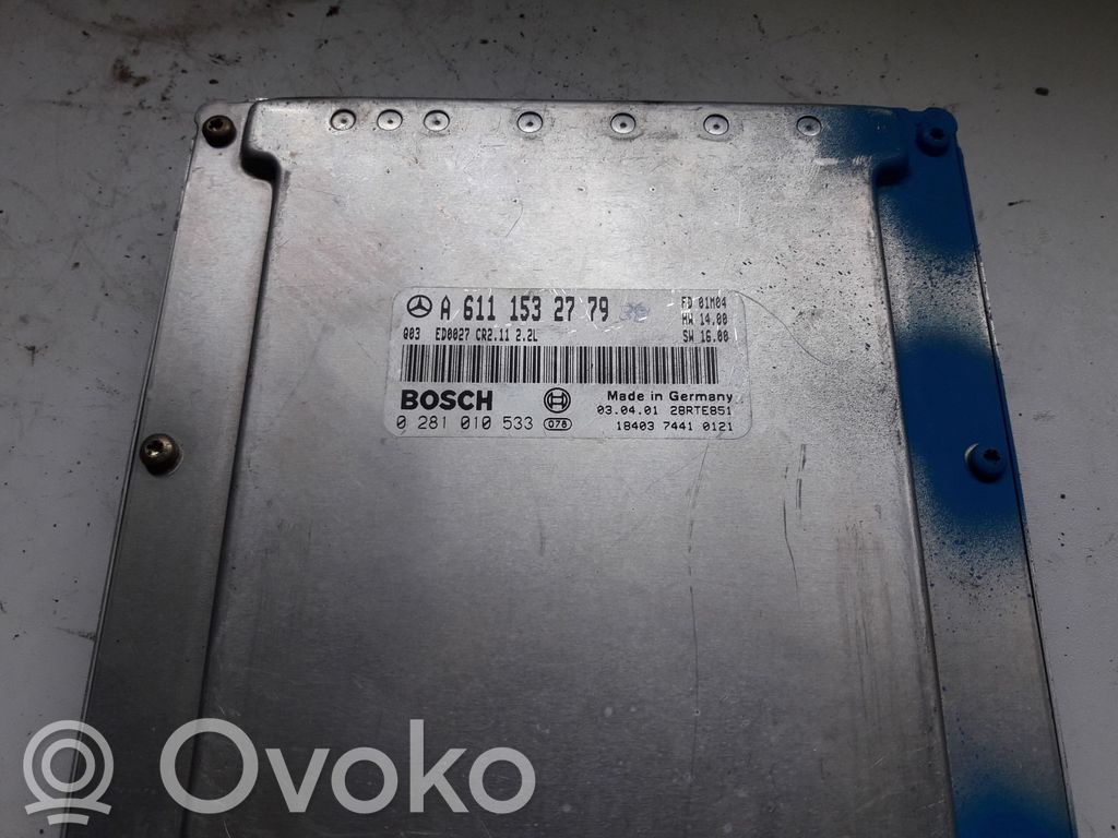 Mercedes-Benz ML W163 Engine control unit/module 