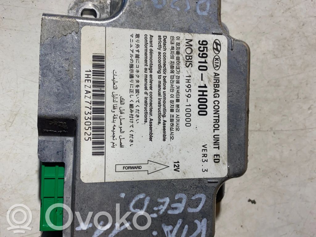 Airbag control unit/module   959101H000,1H95910000,1HEAZ177330525
