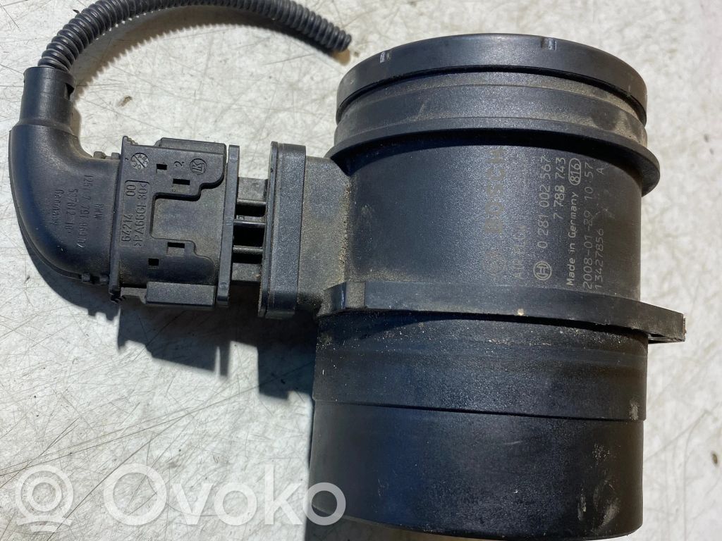 Mass air flow meter   7788743,3427856,0281002567