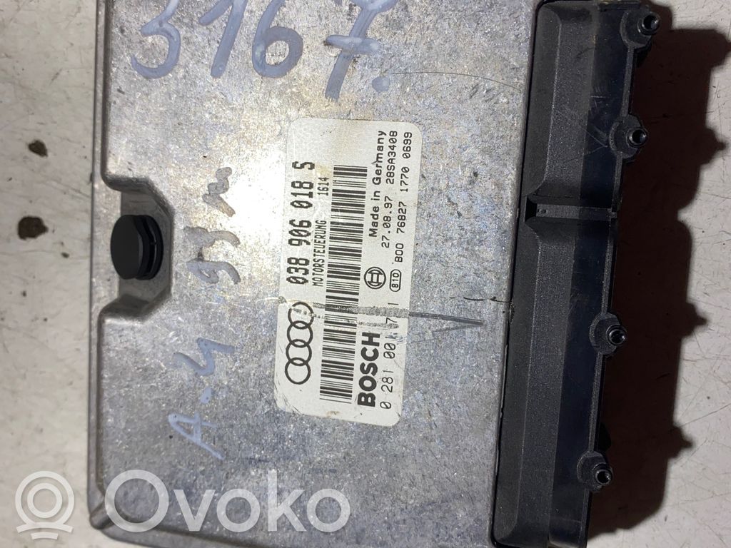 Engine control unit/module   038906018S,28SA3408,0281001771