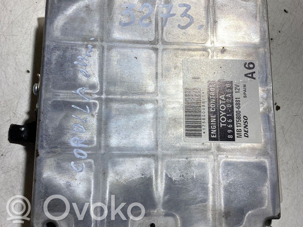Engine control unit/module   1758006881,8966102A60,MB1758006881