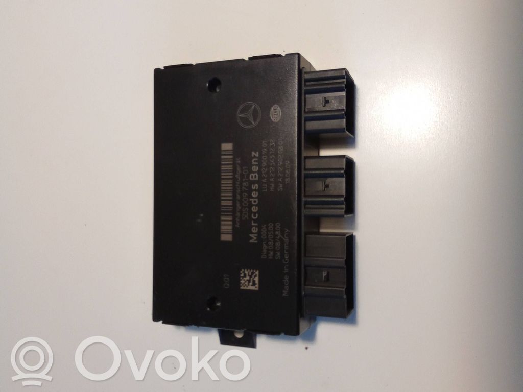 Mercedes-Benz E W212 Tow bar trailer control unit/module 