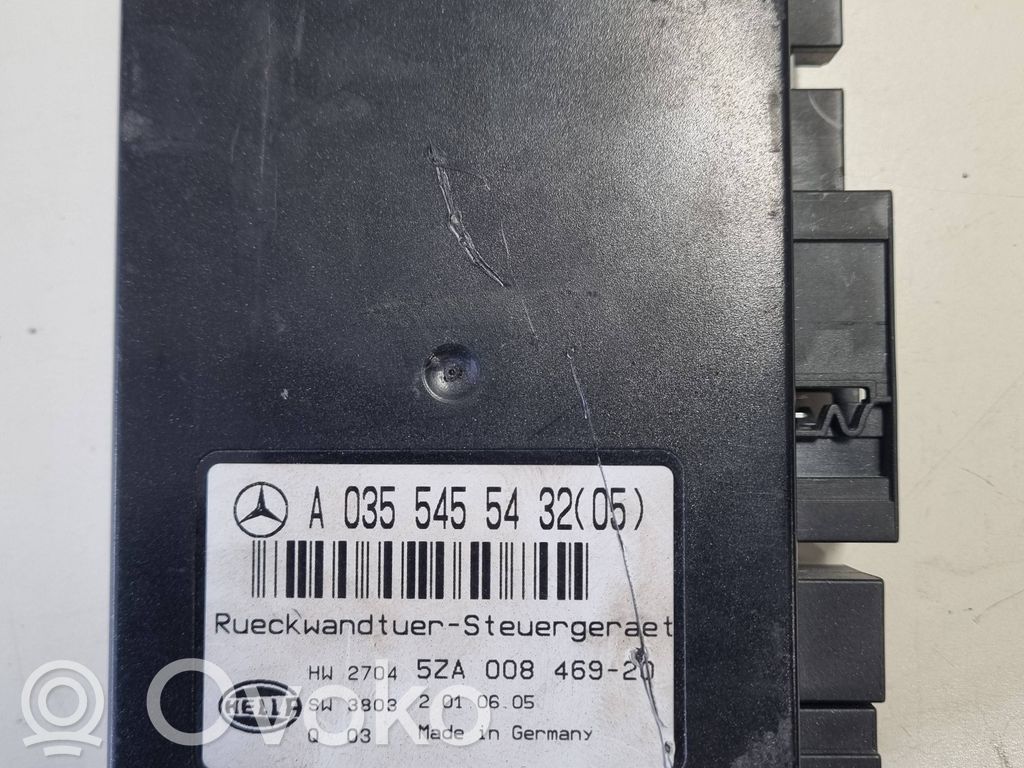 Mercedes-Benz E W211 Tailgate/trunk control unit/module 