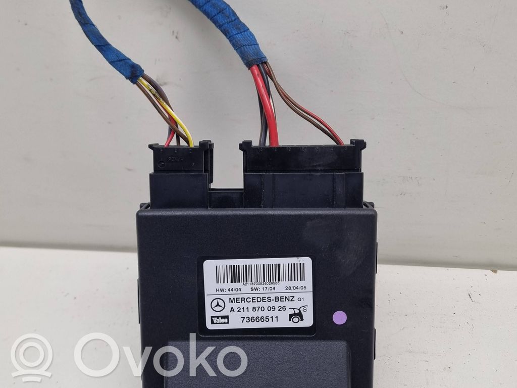 Mercedes-Benz E W211 Tailgate/trunk control unit/module 