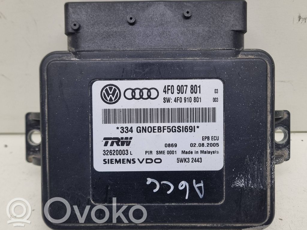 Module de commande de frein à main   4F0907801,4F0910801,5WK32443,32620003