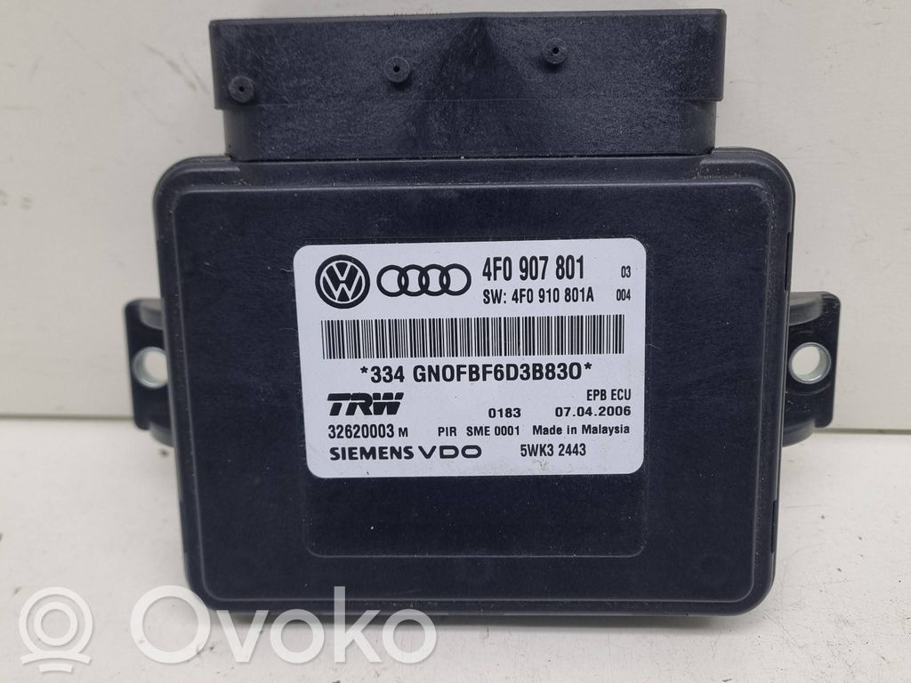 Module de commande de frein à main   4F0907801,32620003M,4F0910801A