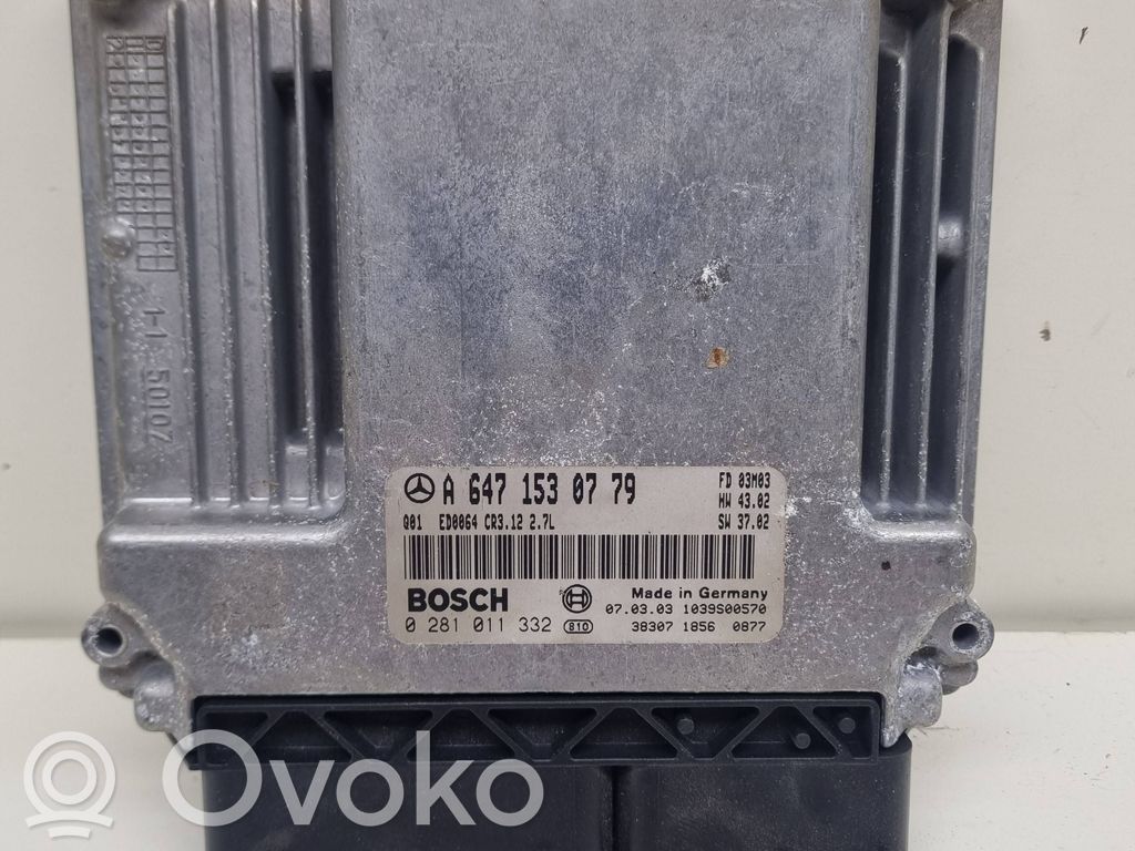 Mercedes-Benz E W211 Engine control unit/module 