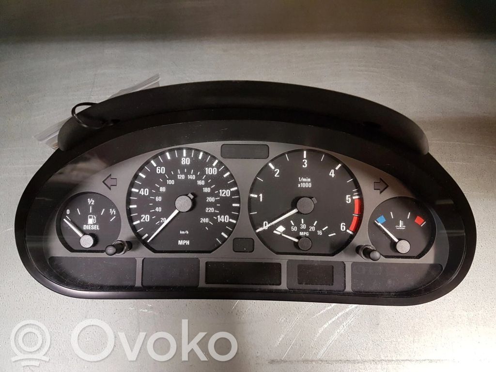 BMW 3 E46 Spidometrs (instrumentu panelī) 