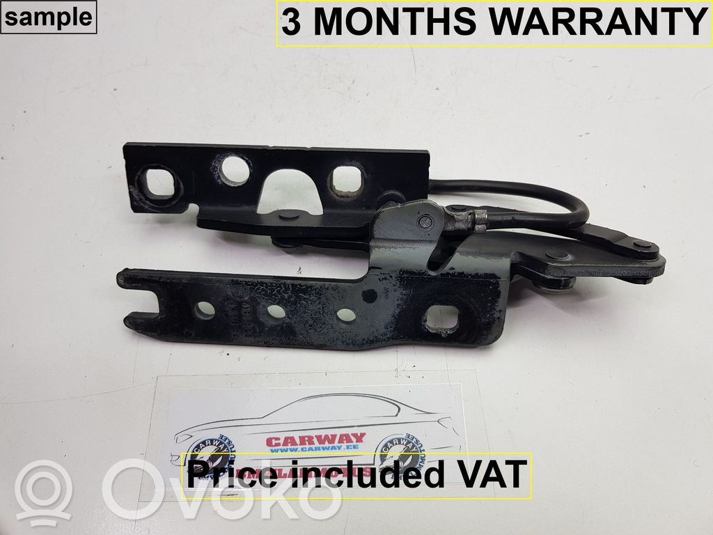 BMW 1 E82 E88 Dzinēja pārsega eņģe (-es) 