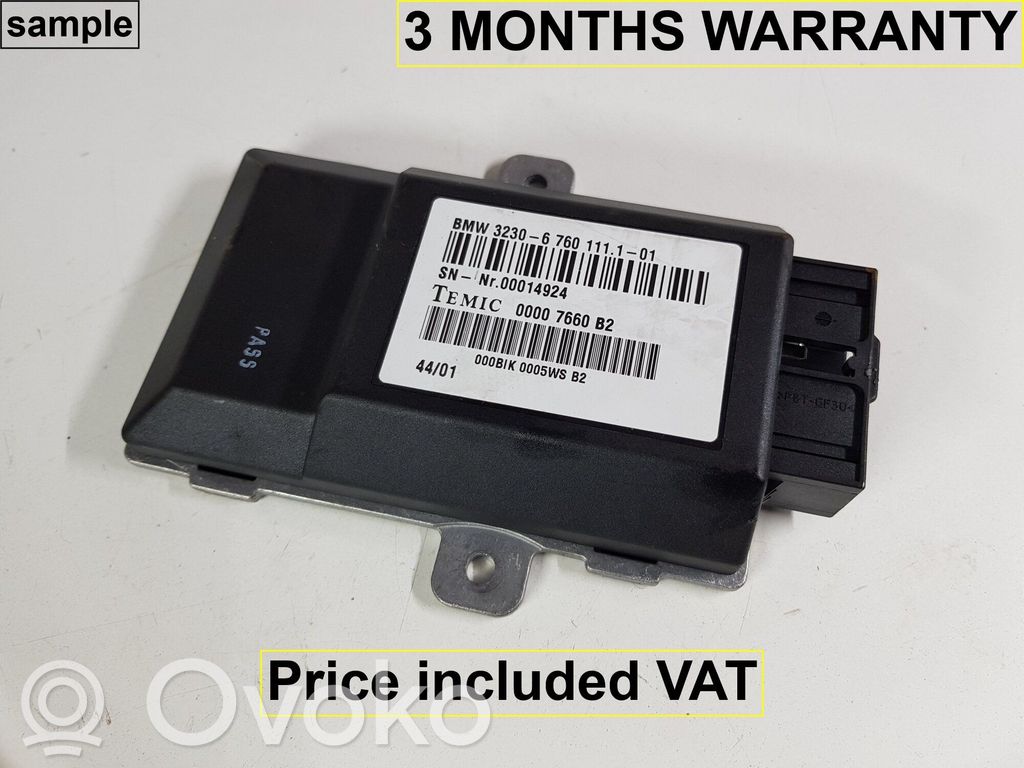 BMW 7 E65 E66 Steering rack control module 