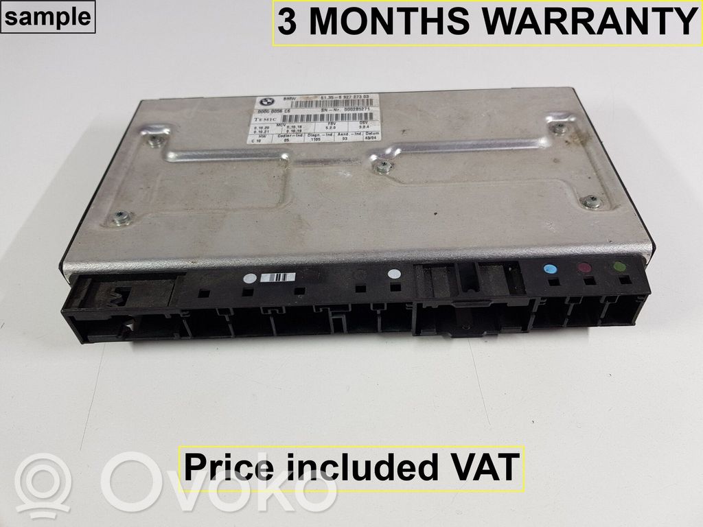 BMW 7 E65 E66 Seat control module 
