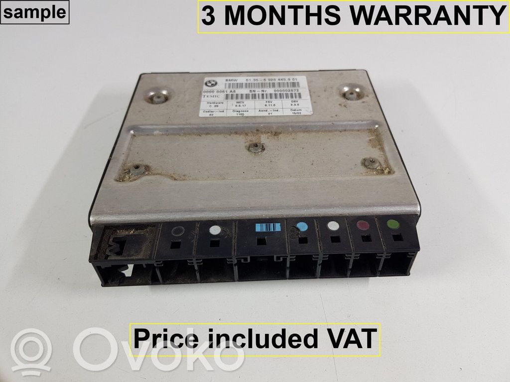 BMW 7 E65 E66 Seat control module 