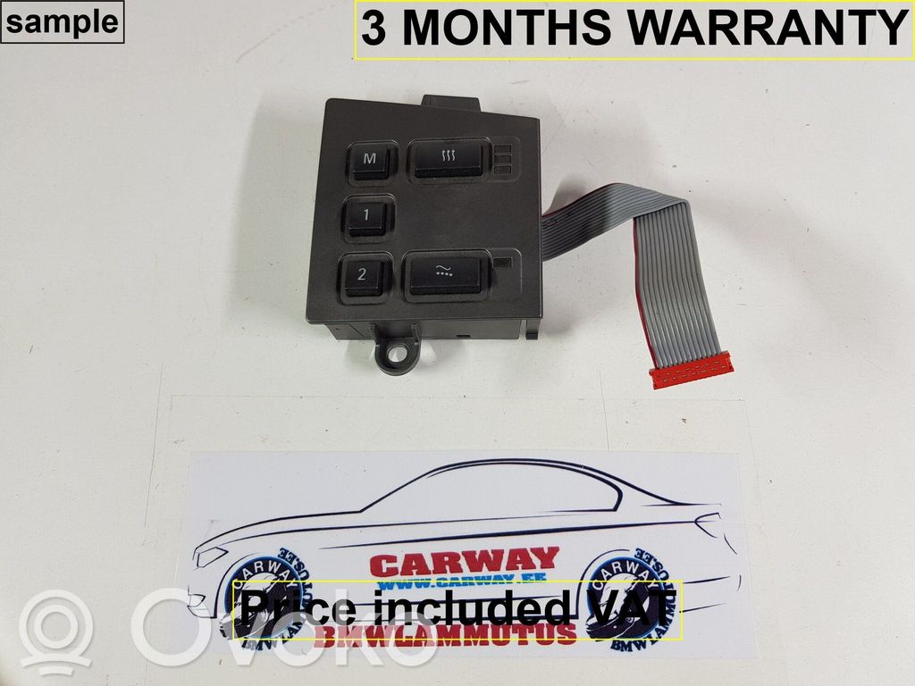 BMW 7 E65 E66 Seat control switch 