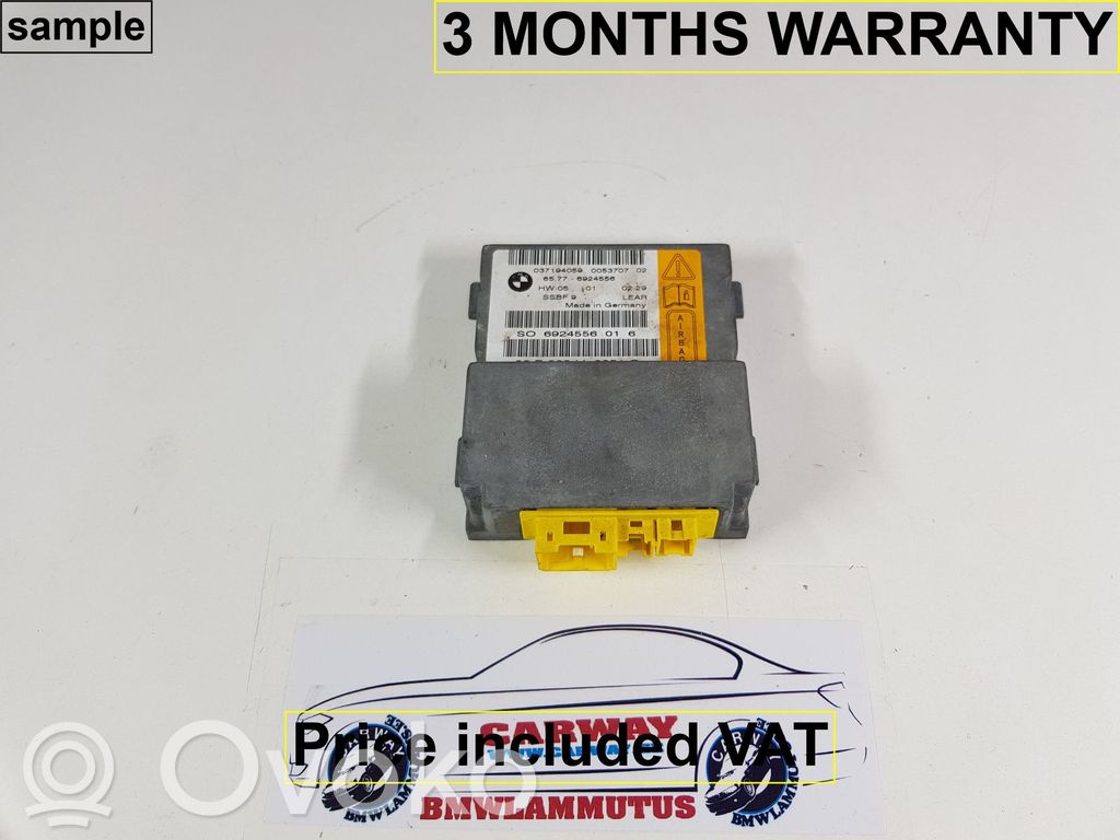 BMW 7 E65 E66 Module de contrôle airbag 