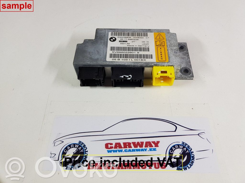 BMW 7 E65 E66 Airbagsteuergerät 