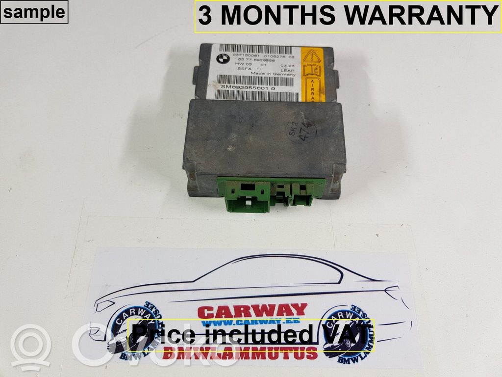 BMW 7 E65 E66 Airbagsteuergerät 