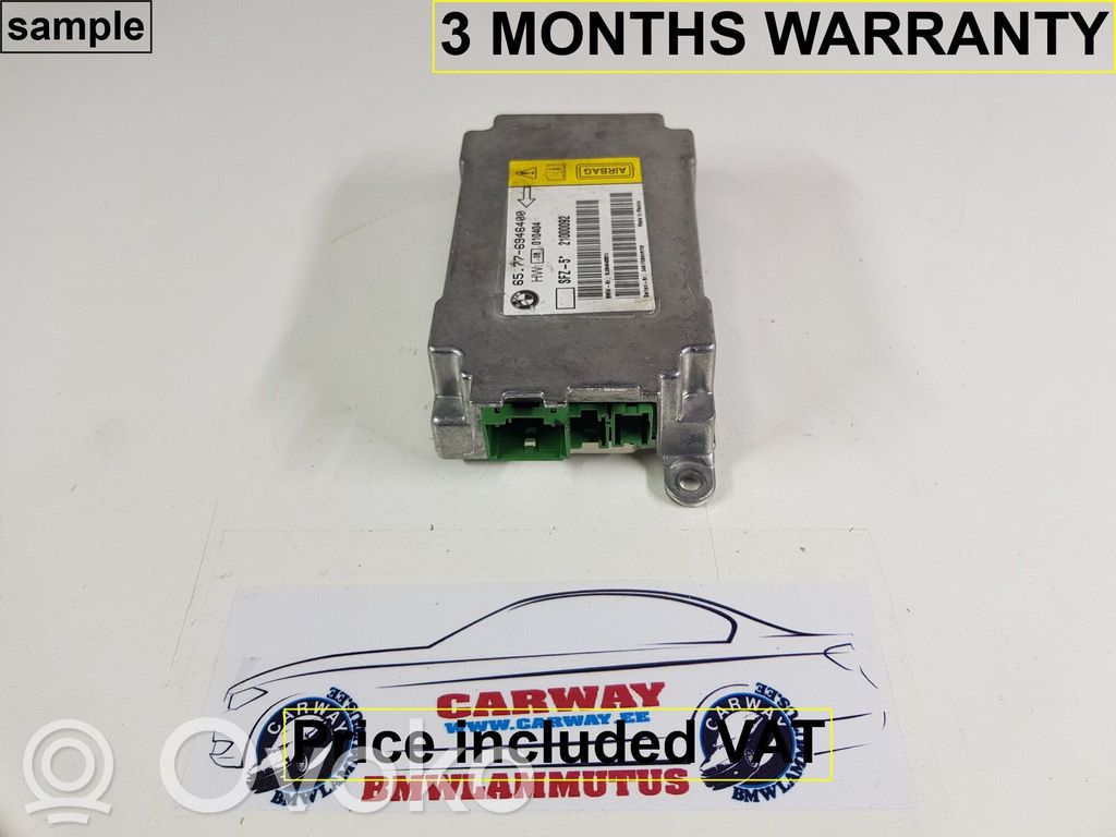 Module de contrôle airbag   65776976465,6976465,65776946400,6935848,6936026,6937692,6939287,6941018,6946400,6952993,6963024,6976465