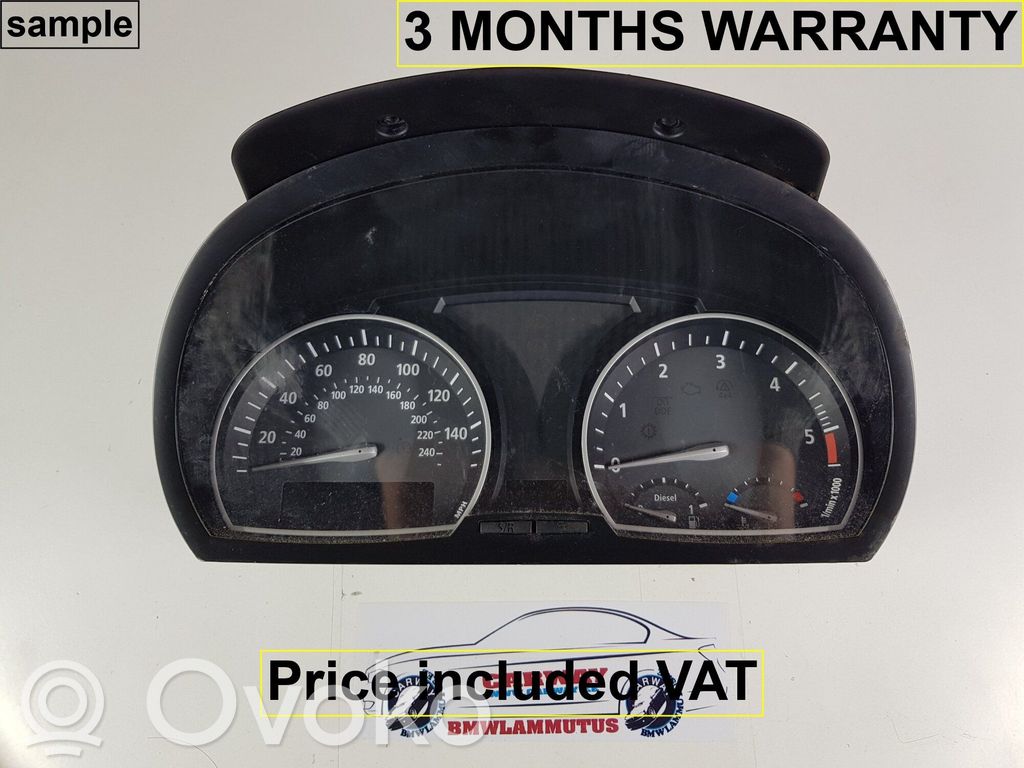 BMW X3 E83 Speedometer (instrument cluster) 