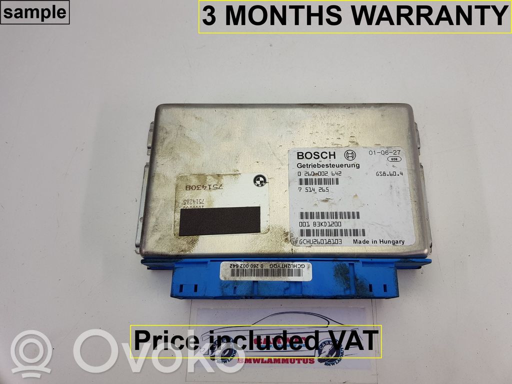 BMW 5 E39 Unitate/modul de control cutie de viteze 