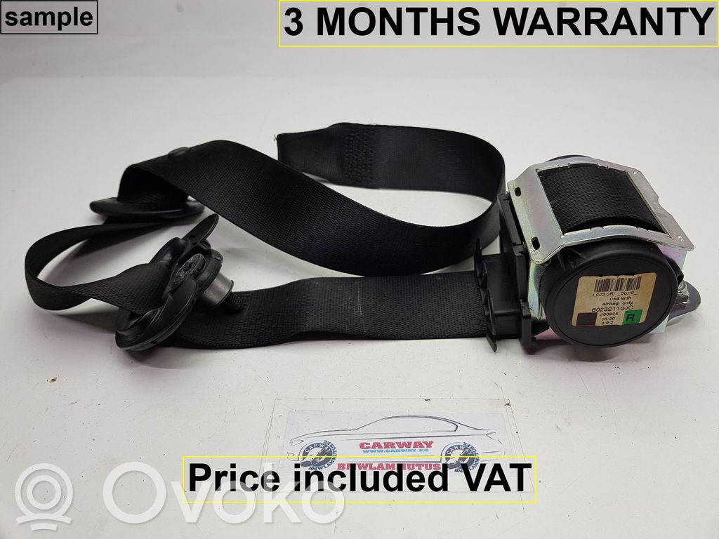 BMW 6 E63 E64 Front seatbelt 